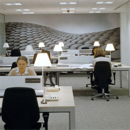 Office interior at PriceWaterhouseCoopers headquarters